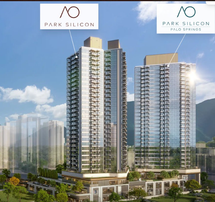 Park Silicon 雙塔建築效果圖